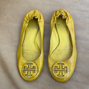 TORY BURCH Minnie Travel Ballet Shoes Size 7.5
